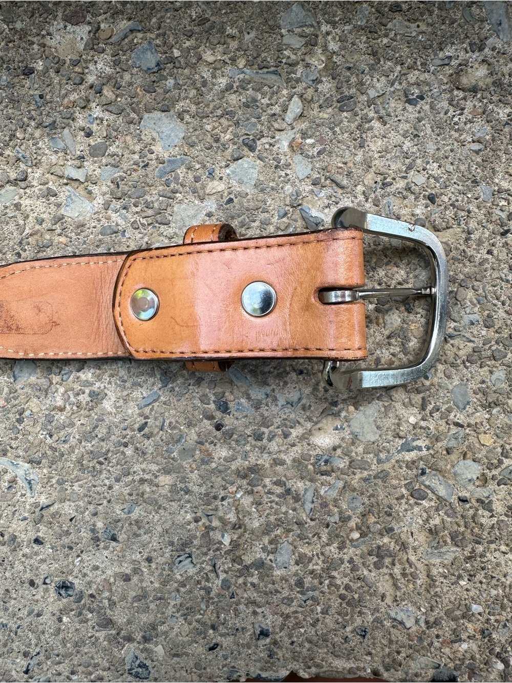 Vintage Circle Y Horsehair Concho Belt Size 38 Handmade Western USA Texas - Picture 9 of 12